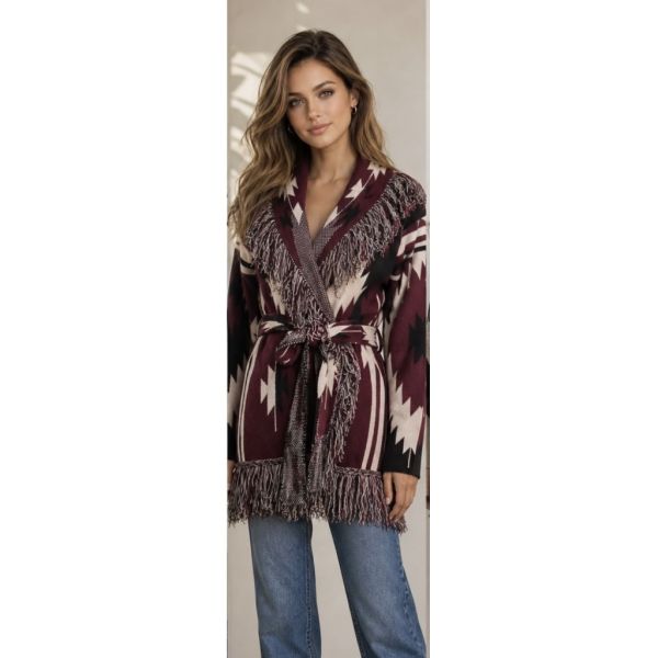 Bonnie Cardigan Bordeaux
