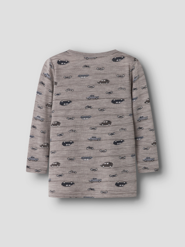 NMMWANG WOOL RIB LS TOP AOP NOOS - Image 4