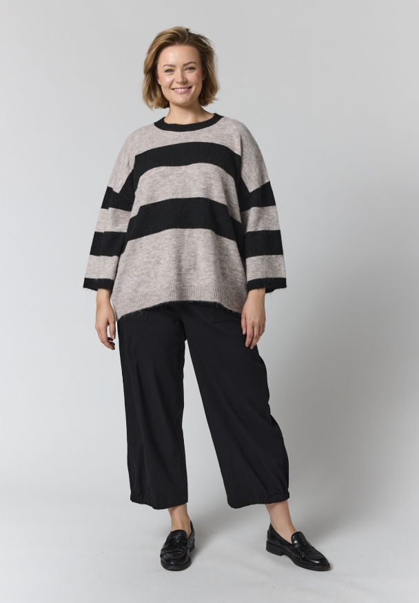 GOZZIP GFenja Knit Blouse with stripes G265059 - Image 3