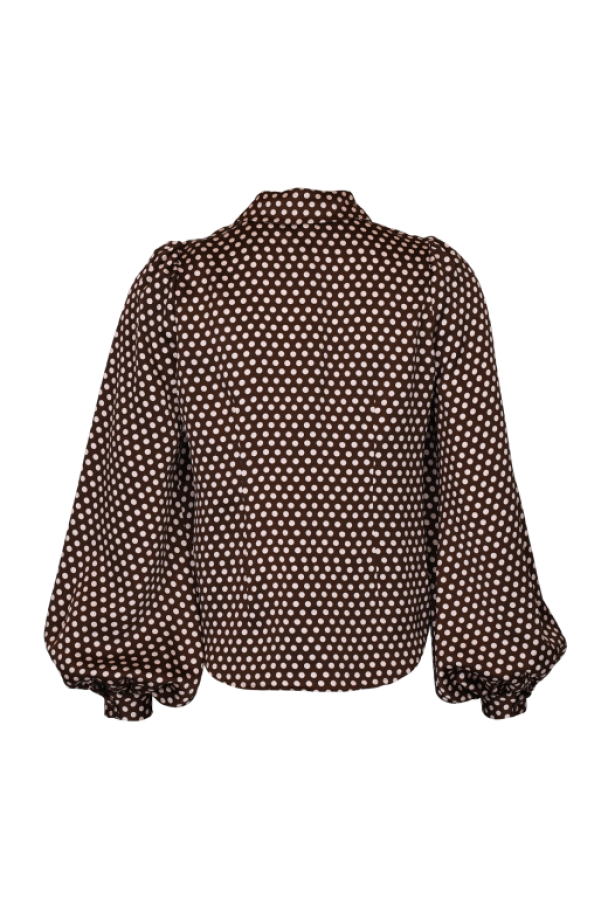 Satin Shirt - Blush Dots - Image 2