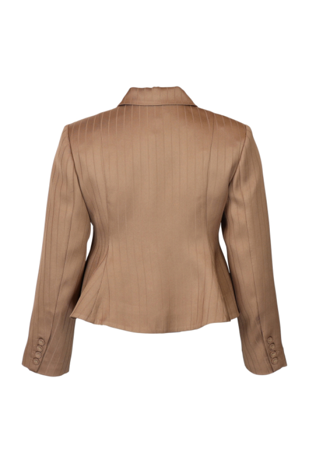 Tailored Blazer - Camel - Image 3