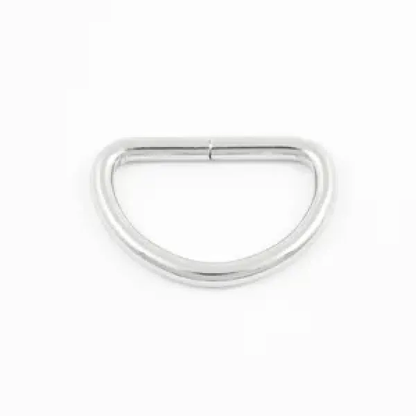 D-ring 32x20mm - sølv