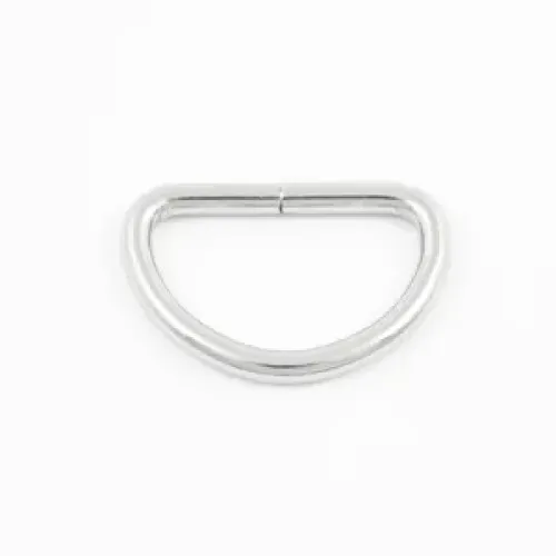 D-ring 32x20mm - sølv