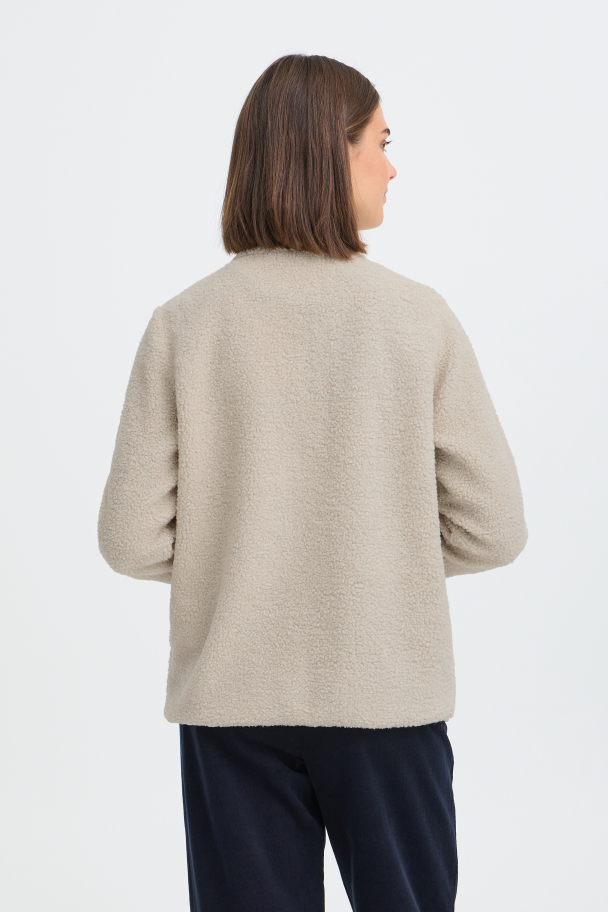 FRtenya Pile Jakke Beige - Image 2
