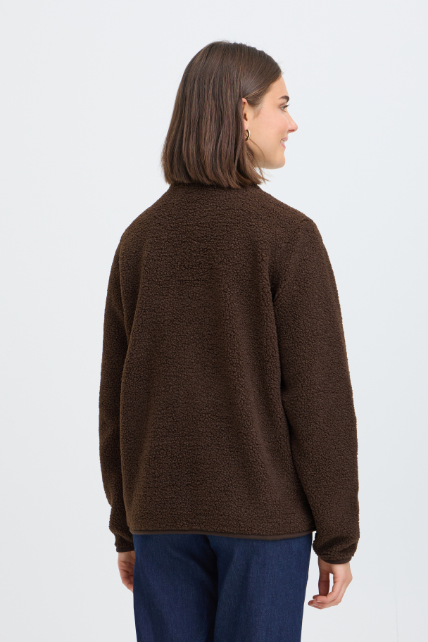 FRtenya Pile Jakke Mørk Brun - Image 3