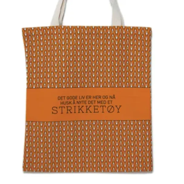 Strikkenett "det gode liv er her og nå......