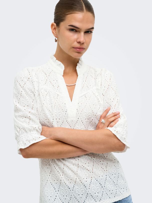 ONLZIGGY S/S FRILL TOP CC JRS - Image 3