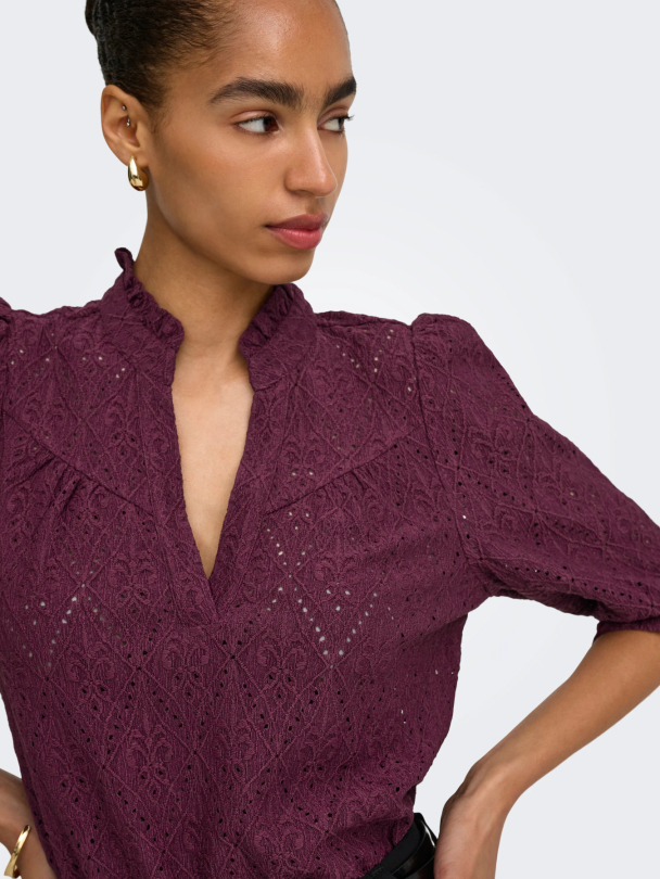 ONLZIGGY S/S FRILL TOP CC JRS - Image 2