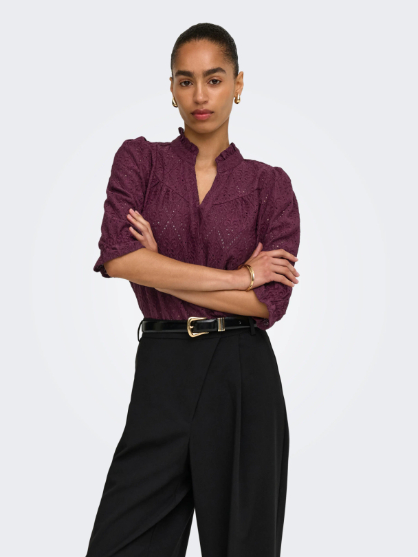 ONLZIGGY S/S FRILL TOP CC JRS - Image 3