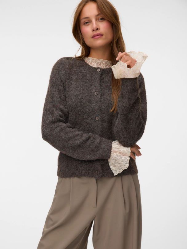 VMNOVAH LS O-NECK BUTTON CARDI GA NOOS - Image 2