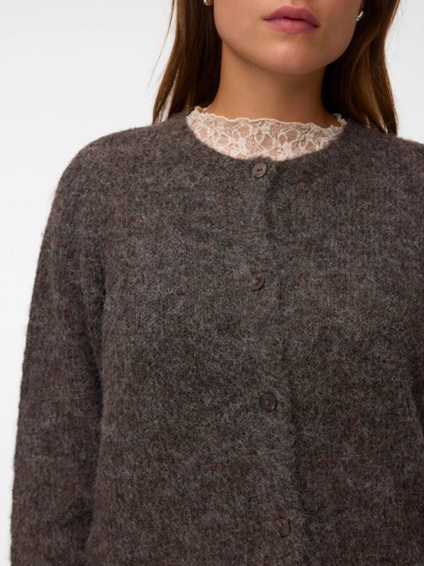 VMNOVAH LS O-NECK BUTTON CARDI GA NOOS - Image 3