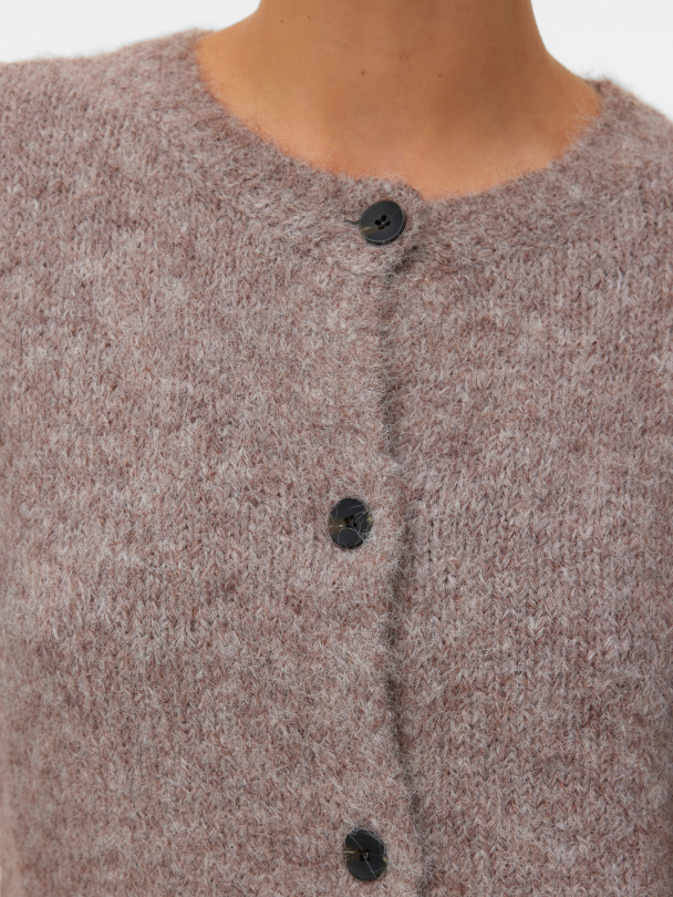 VMNOVAH LS O-NECK BUTTON CARDI GA NOOS - Image 3