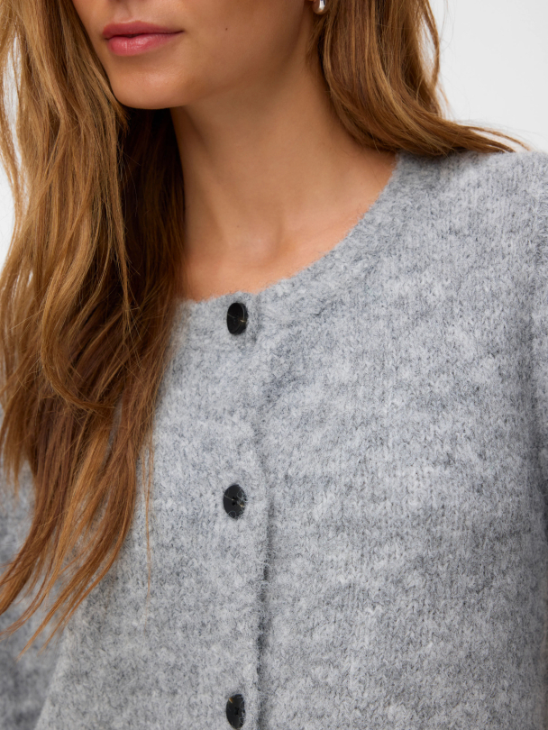 VMNOVAH LS O-NECK BUTTON CARDI GA NOOS - Image 3