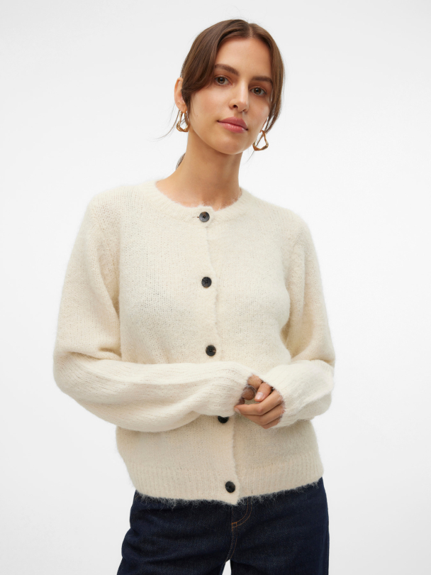 VMNOVAH LS O-NECK BUTTON CARDI GA NOOS - Image 2