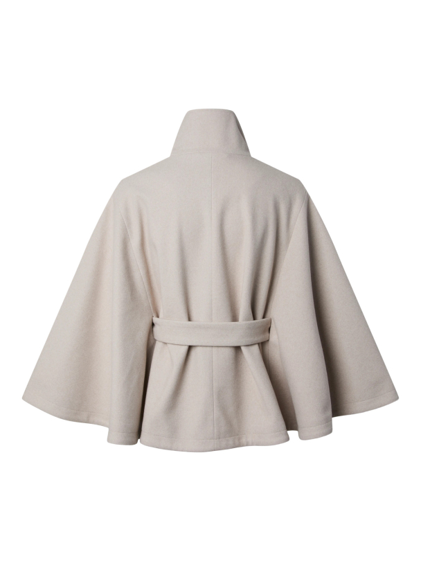 PCAIKEN CAPE JACKET W. BELT BC - Image 6