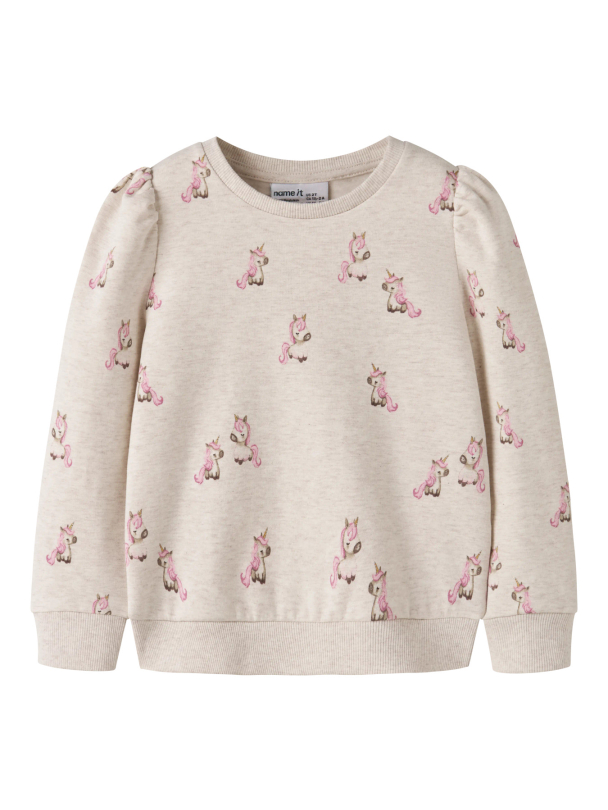 NMFLAURIE LS SWEAT BRU - Image 1