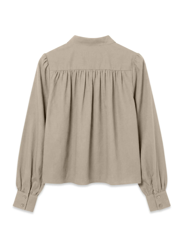 VMBRIAR LS HIGH NECK SHIRT WVN RET - Image 2