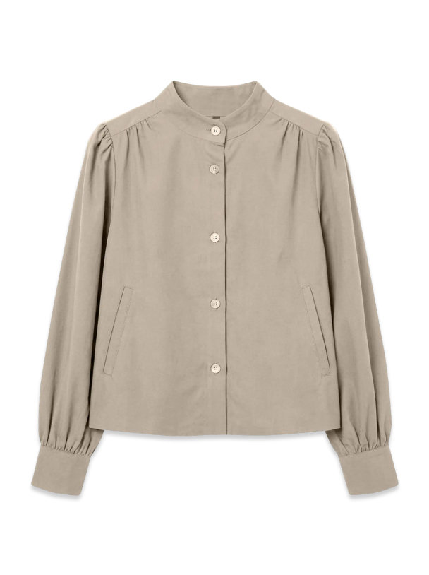 VMBRIAR LS HIGH NECK SHIRT WVN RET - Image 1