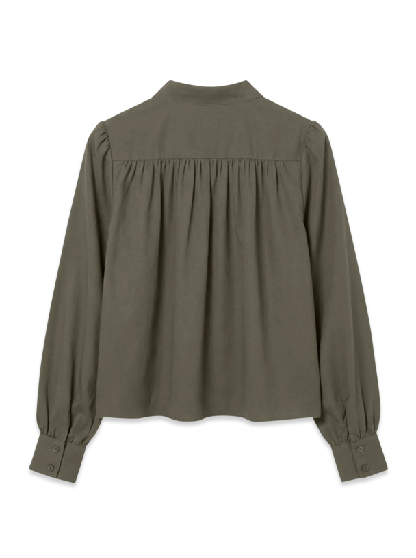 VMBRIAR LS HIGH NECK SHIRT WVN RET - Image 2