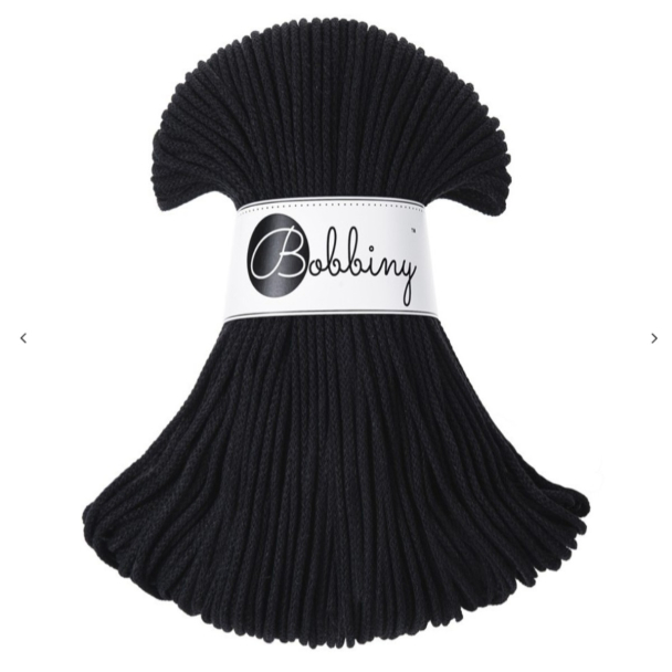 Bobbiny Junior 3mm - Black - Image 1