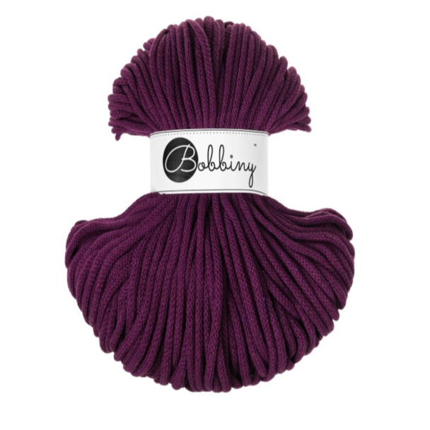 Bobbiny Premium 5mm - Aubergine - Limited Edition - Image 1