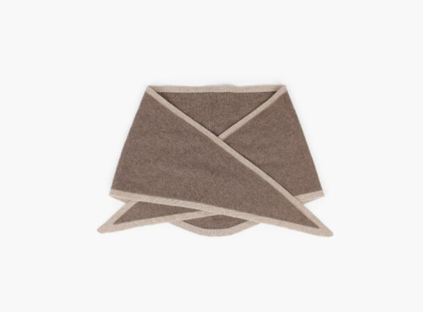 Duo Triangel Skjerf - Brown  - Image 2