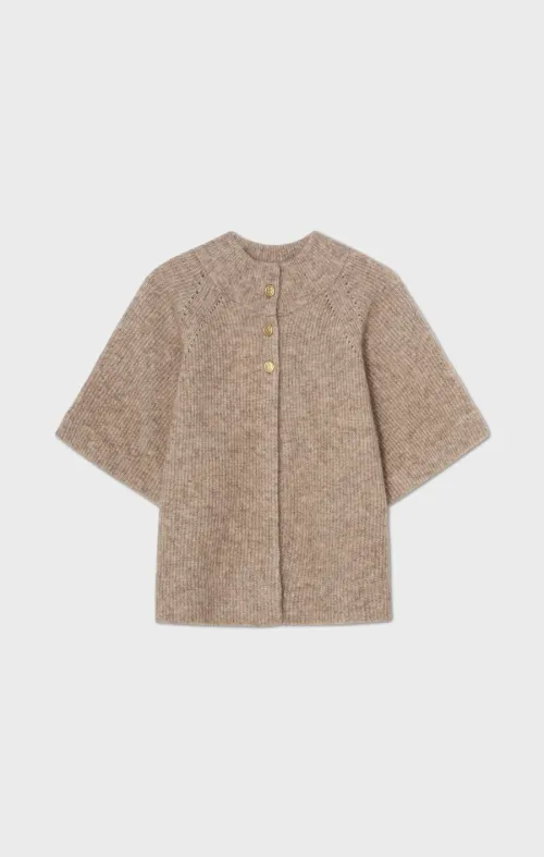 Vilanie Mele Melange Cardigan fra Busnel