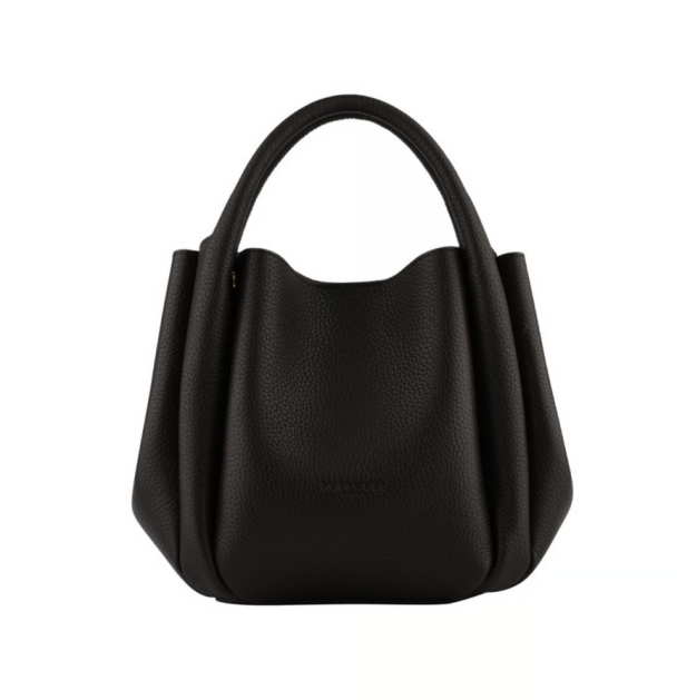 Citrouille Cowhide Leather Large Satchel Bag - Marron 