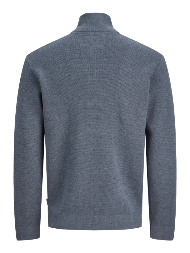 JJMILANO STITCH KNIT HALF ZIP SN - Image 2