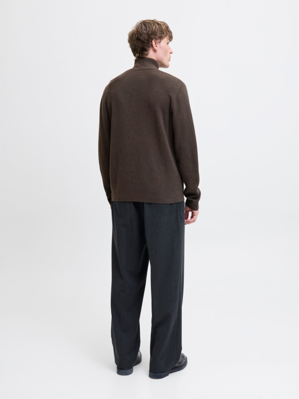 JJMILANO STITCH KNIT HALF ZIP SN - Image 6