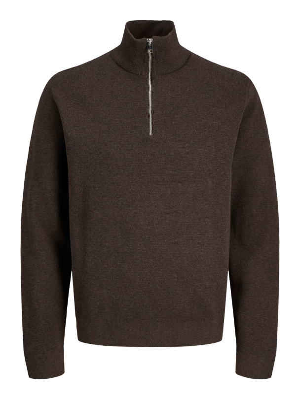 JJMILANO STITCH KNIT HALF ZIP SN - Image 1