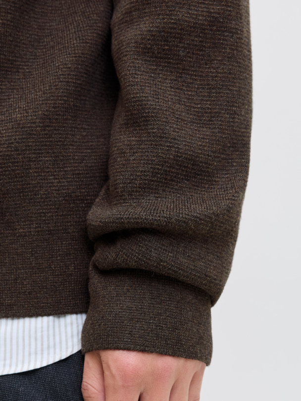 JJMILANO STITCH KNIT CREW NECK SN - Image 4