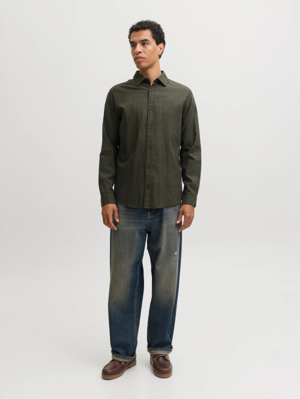 JJEFIELD MELANGE SHIRT LS SN - Image 4