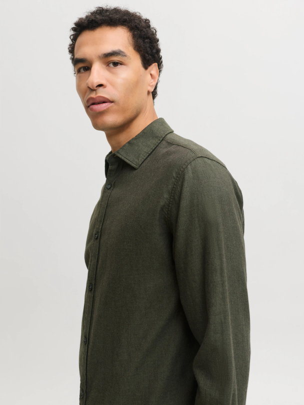 JJEFIELD MELANGE SHIRT LS SN - Image 3