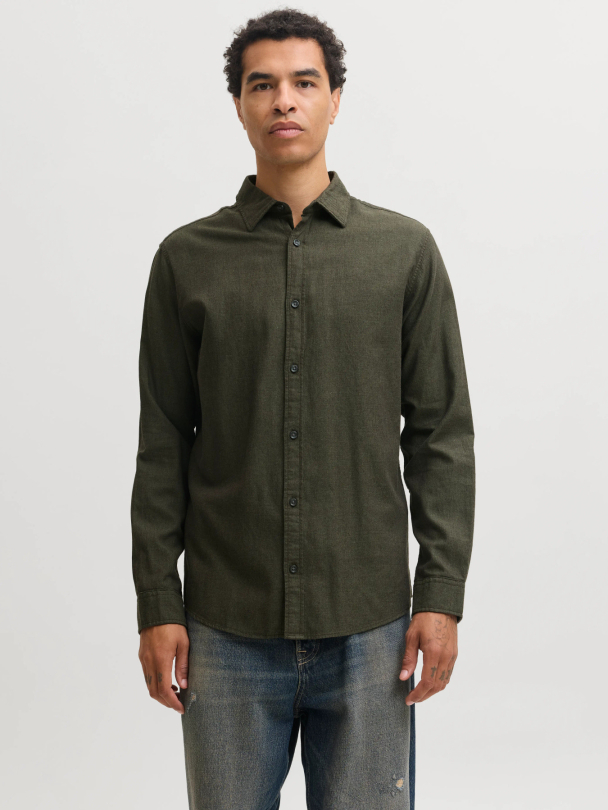 JJEFIELD MELANGE SHIRT LS SN - Image 2