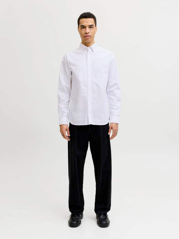 JJEHARVEY OXFORD L/S SHIRT NOOS - Image 4