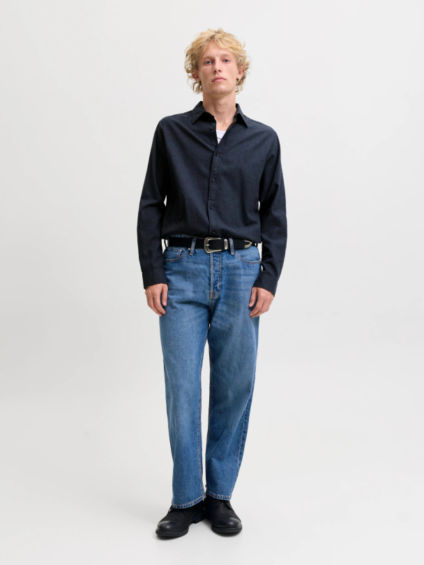 JJEFIELD MELANGE SHIRT LS SN - Image 4