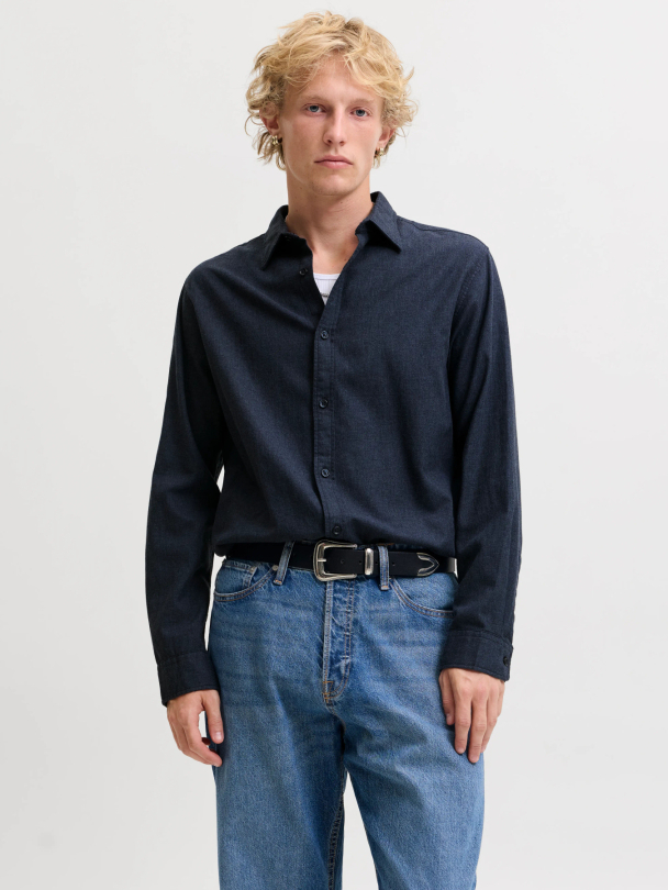 JJEFIELD MELANGE SHIRT LS SN - Image 5
