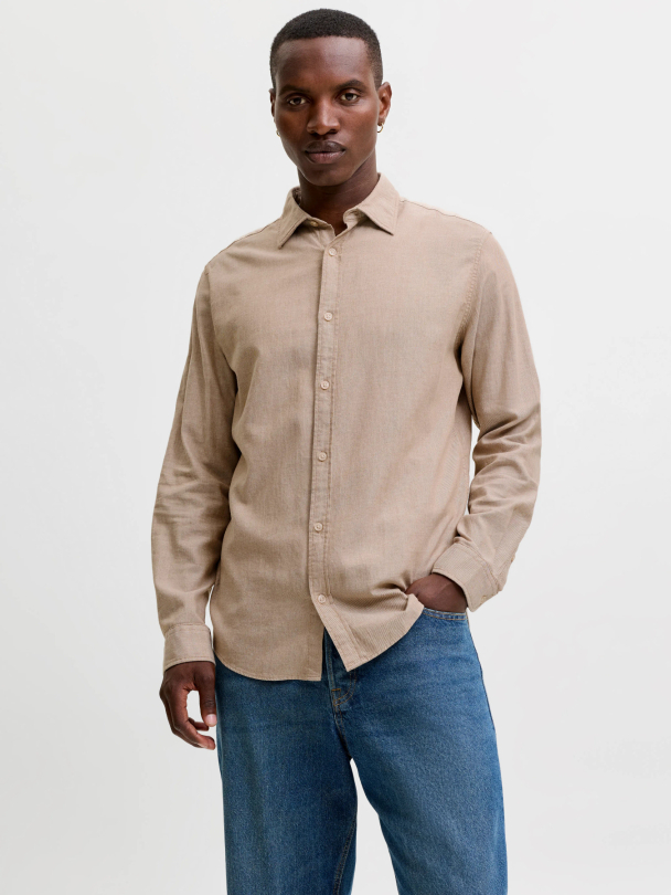 JJEFIELD MELANGE SHIRT LS SN - Image 4
