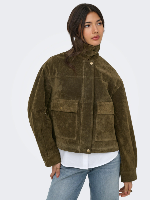 ONLKAIA REAL SUEDE JACKTET OTW - Image 2