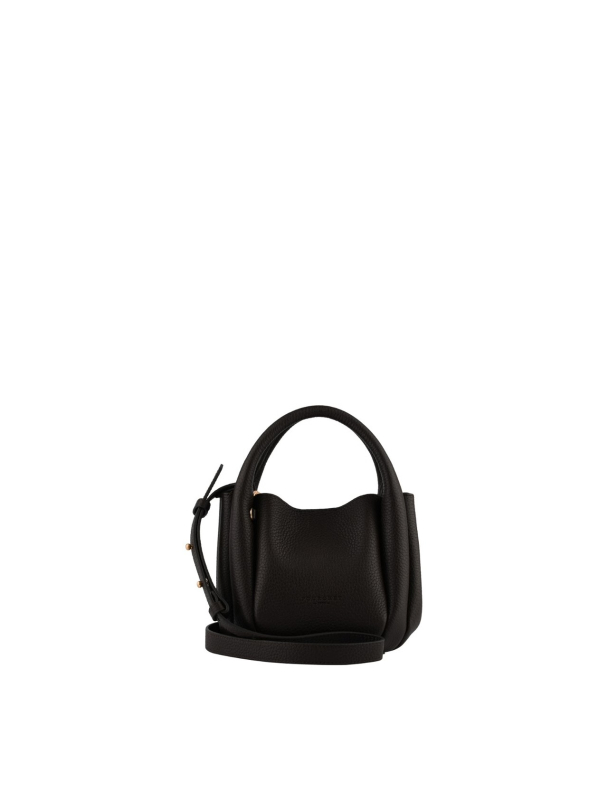 Citrouille Cowhide Leather Small Satchel Bag - Marron  - Image 3