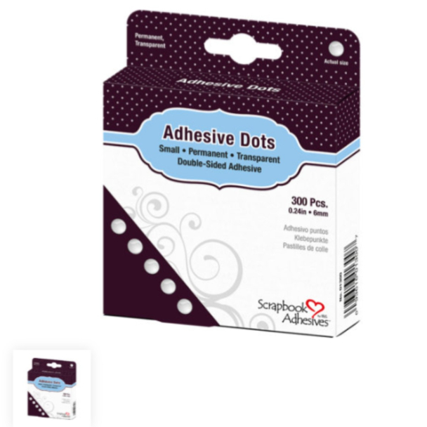 3L Adhesive Dots - Small - 6mm 300stk