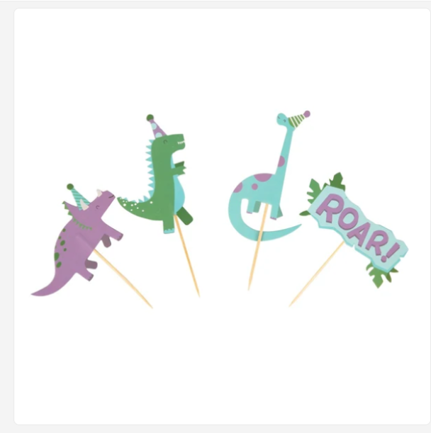 Cupcake sett Dinosaur, pk/24 - Image 3