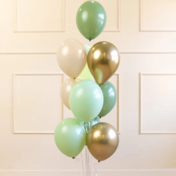 Ballonger Grønn mix 27-30cm 10pk - Image 2