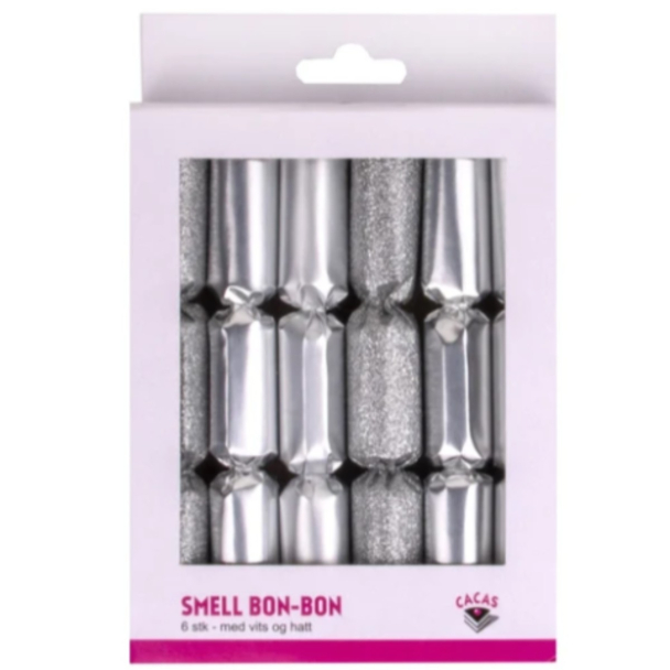 Knallbon-bon Sølvfolie 6stk