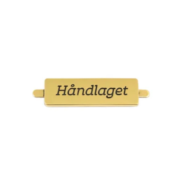 Merke Metall Gull Håndlaget