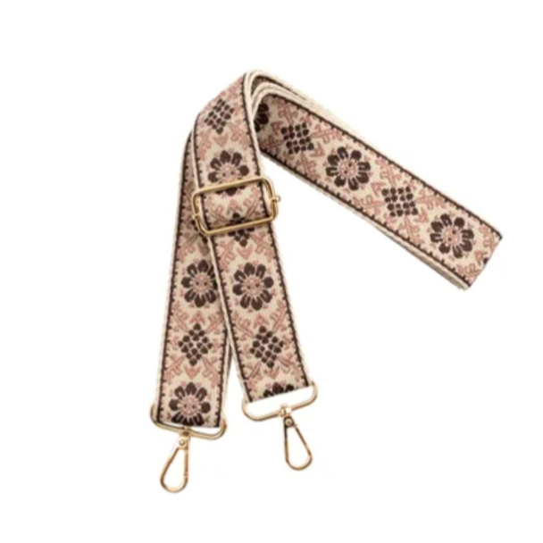 Skulderreim Beige/brun 130cm