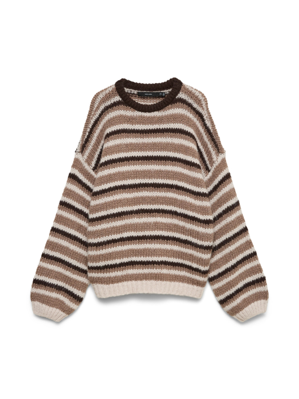 VMMAYBE STRIPE LS O-NECK PULLOVER NOOS