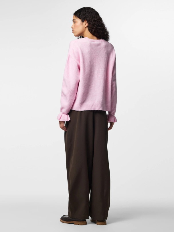 PCSALLY LS FRILL CUFF KNIT NOOS BC - Image 5