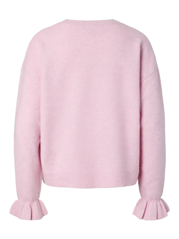 PCSALLY LS FRILL CUFF KNIT NOOS BC - Image 6